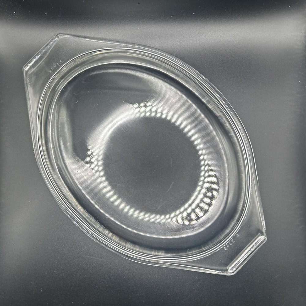 PYREX 943 C Clear Glass Oval Replacement LID Vintage Casserole MCM LID ONLY